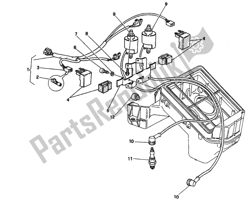 Wszystkie części do Cewka Zap? Onowa Ducati Supersport 750 SS 1992